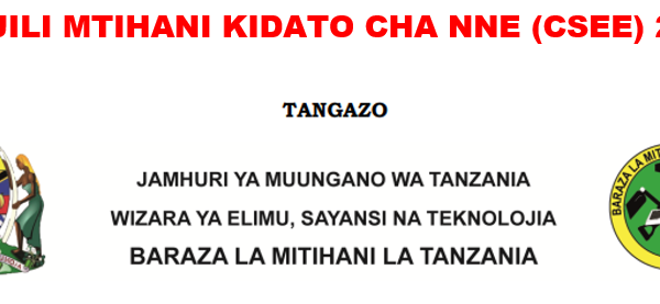 TANGAZO LA USAJILI MTIHANI KIDATO CHA NNE WA KUJITEGEMEA 2024