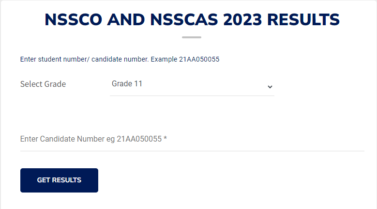 NSSCO NSSCAS RESULTS PORTAL